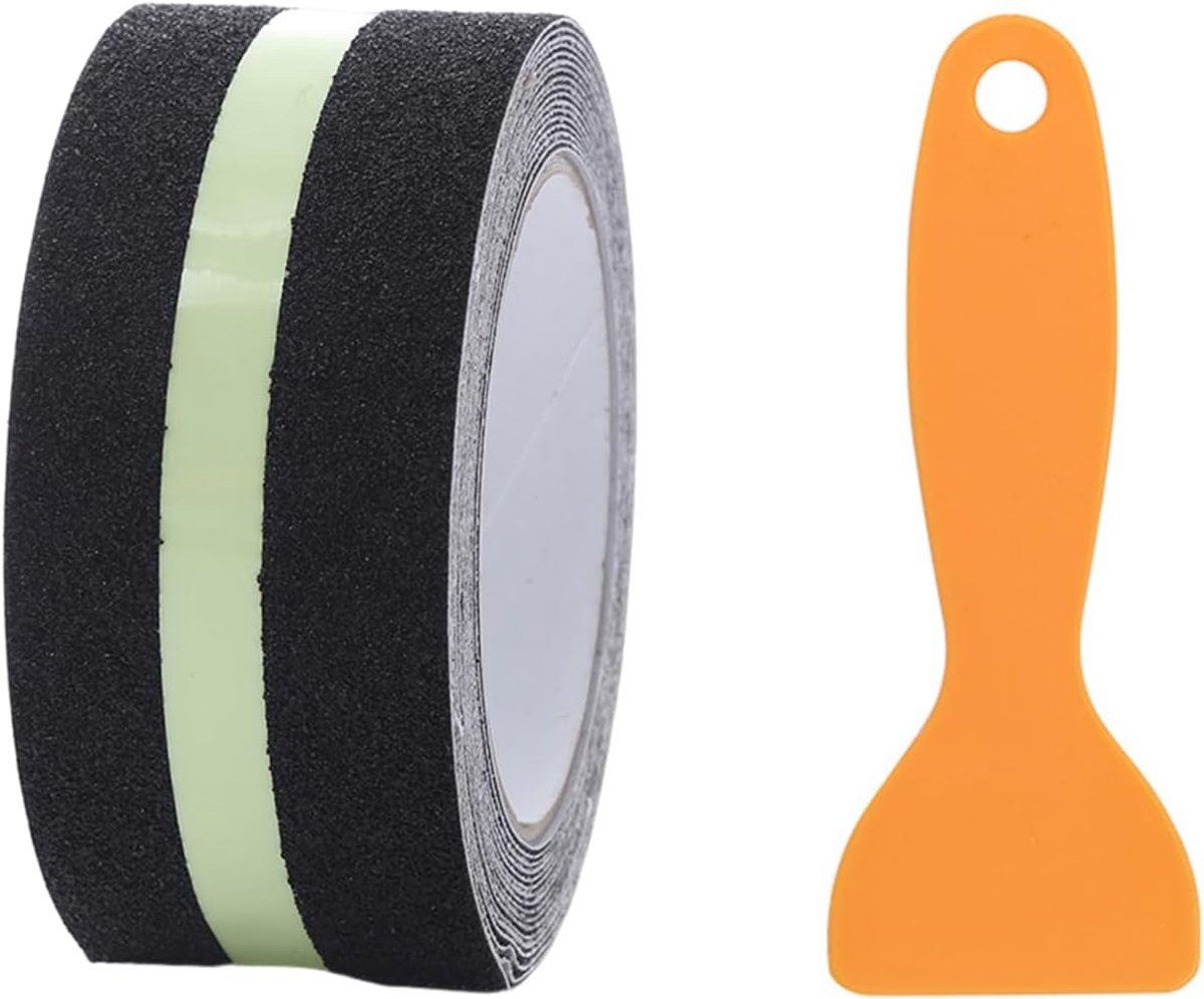 Antislip Stickers Voor Trappen - 5cm x 5M - Groen/Zwart - Voor Veiligheid Op Trappen - ShopVlot