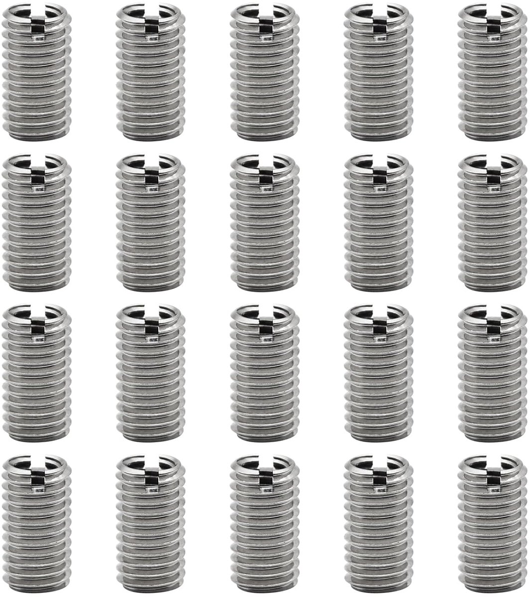 Draadinsserts reducer moer M6 x 1.0 - RVS verlagingsmoer - Voor conversie M8 - Verstevigt M8 draad - ShopVlot
