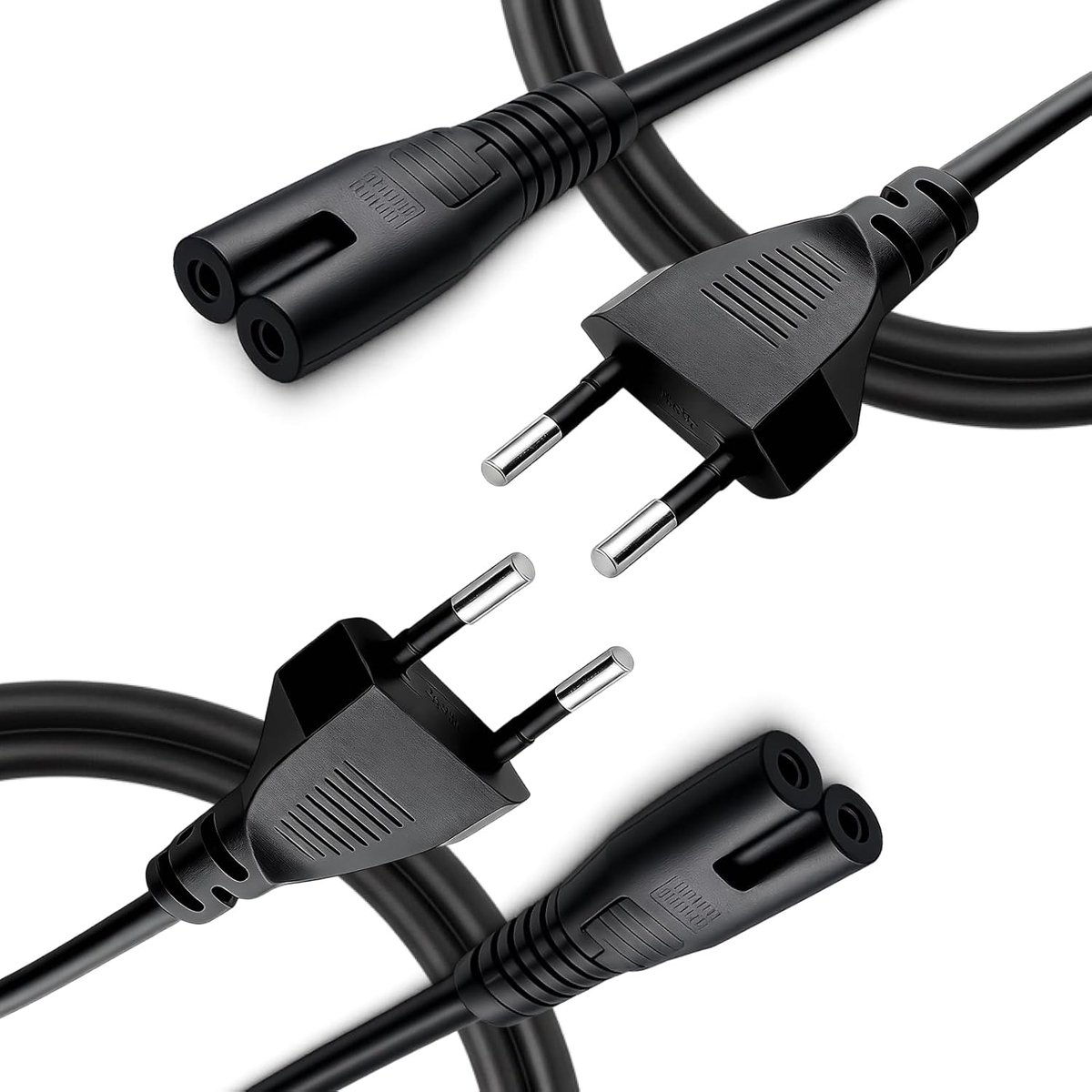 C7 kabel 1,5 m - 2-polig - Euro plug - betrouwbare stroomvoorziening - ShopVlot