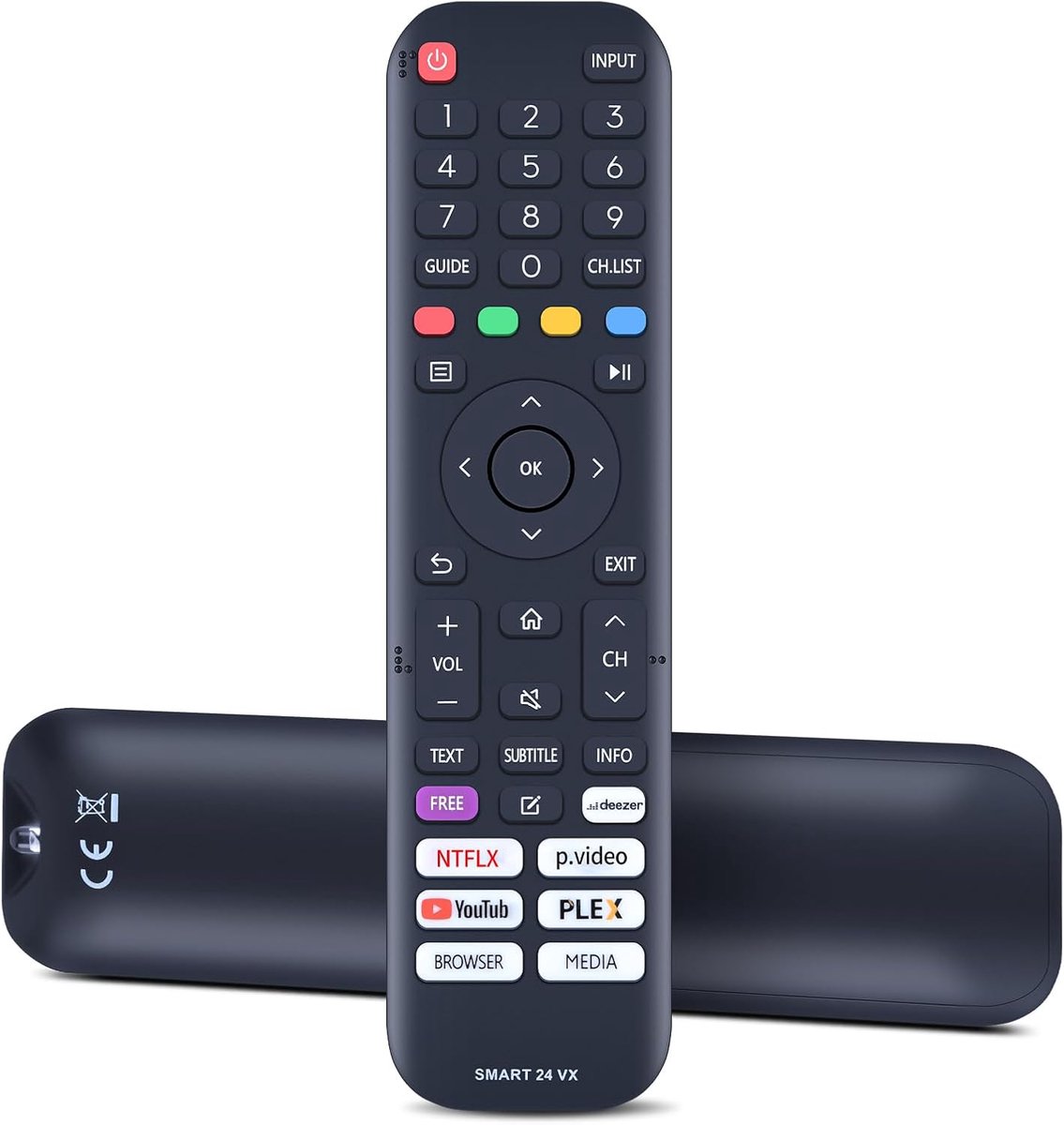 Replacement Remote Control for Dyon TV Smart 24 VX, Smart 32 VX, Smart 40 VX, Smart 43 VXfor HKC NHV42H3, for antteq - ShopVlot