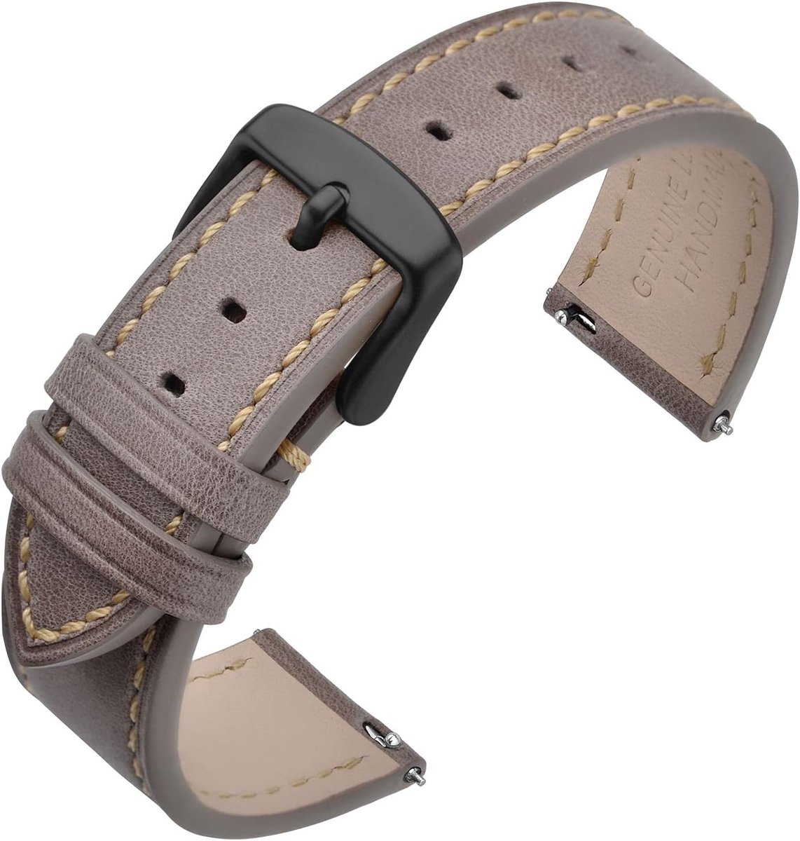 Horlogeband 18mm - Classic olie wax leer - Snelle bevestiging - Stijlvolle uitstraling - ShopVlot