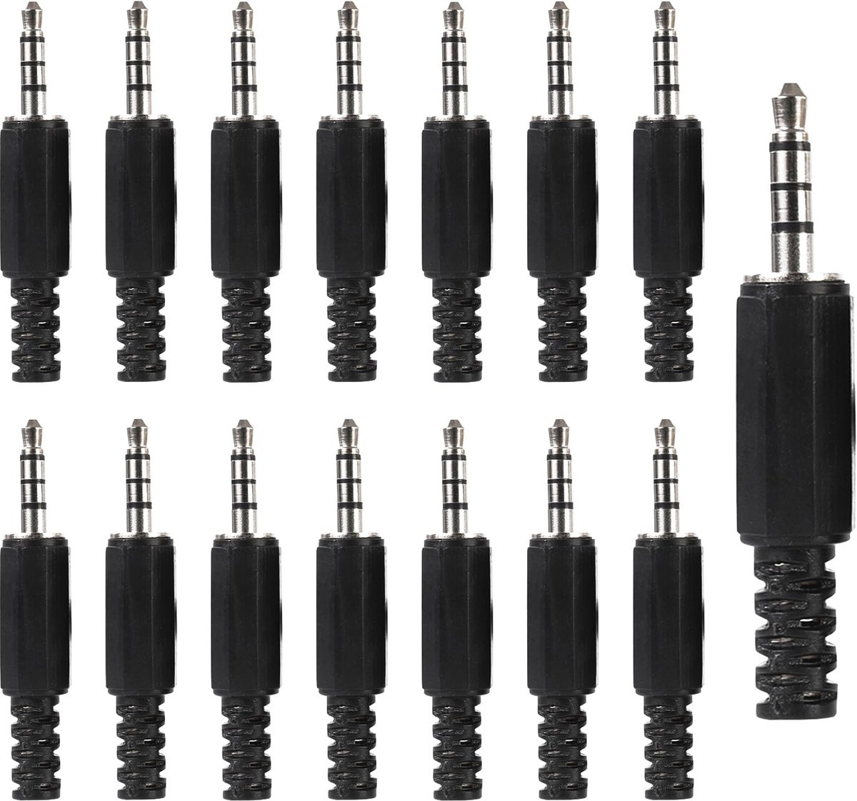 3.5mm TRRS vervangplug - 4-polige stereo male plug - Solder type - Perfect voor het repareren van audio kabels - ShopVlot