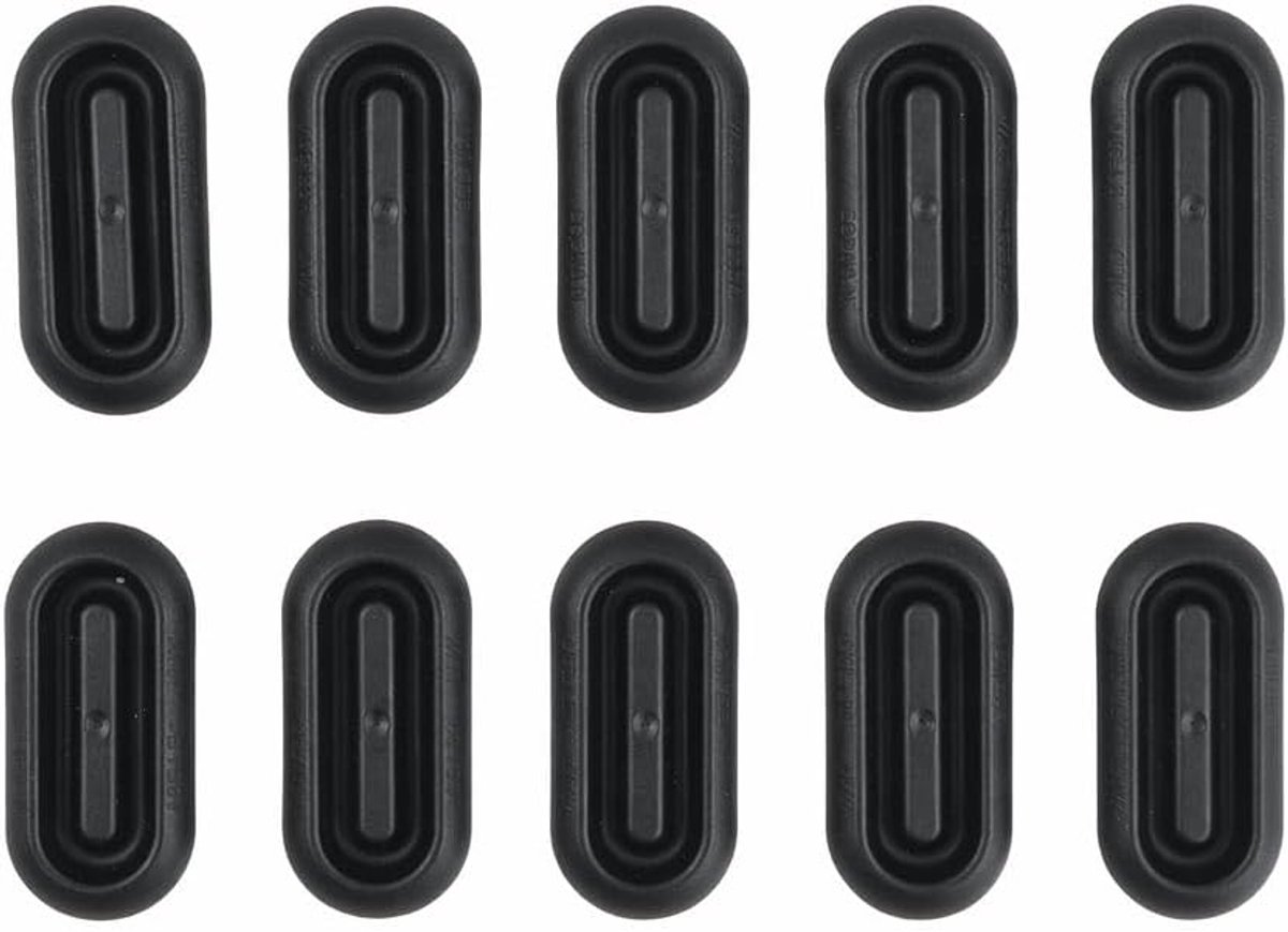Gatdoppen 51,7 x 24,8 mm - waterdichte rubberen stop - geluidsisolatie - eenvoudige installatie - ShopVlot