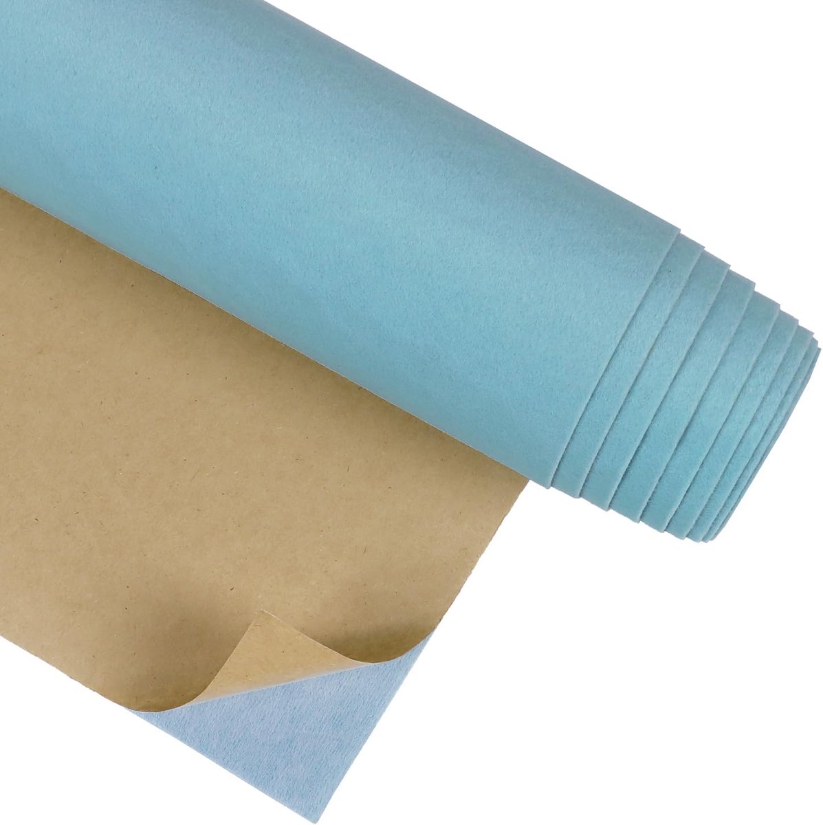 CRE8TIVE Mint Green Flocked wallpaper self-adhesive 30cm x 200cm - ShopVlot