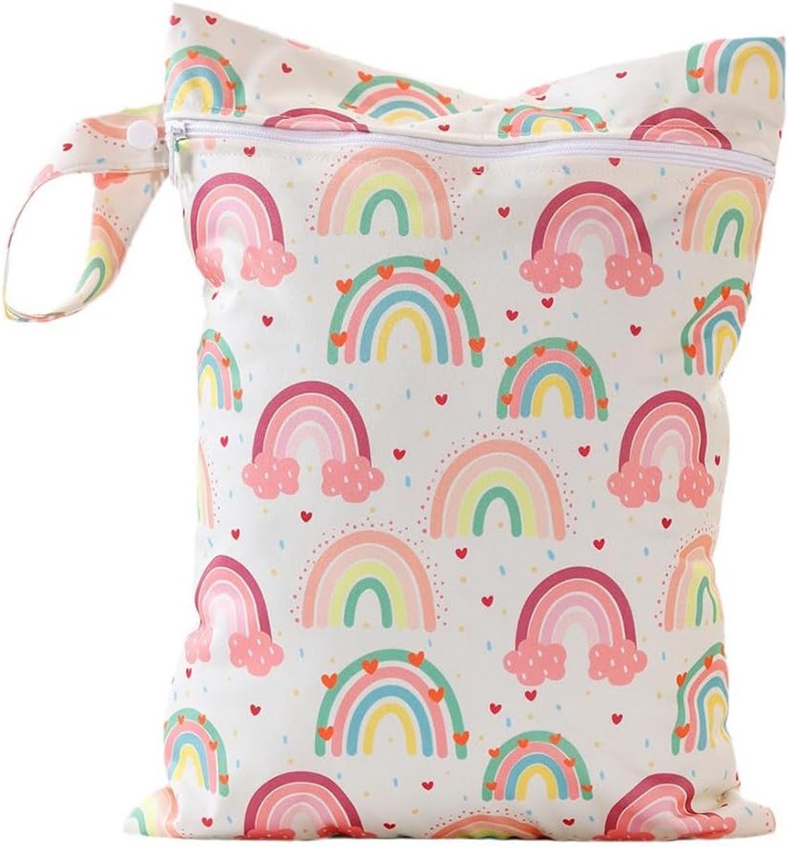 1 x wasbare luiertas, waterdichte luiertas, herbruikbaar, wetbag, natte tas, waterdichte zak met ritssluiting, voor - ShopVlot