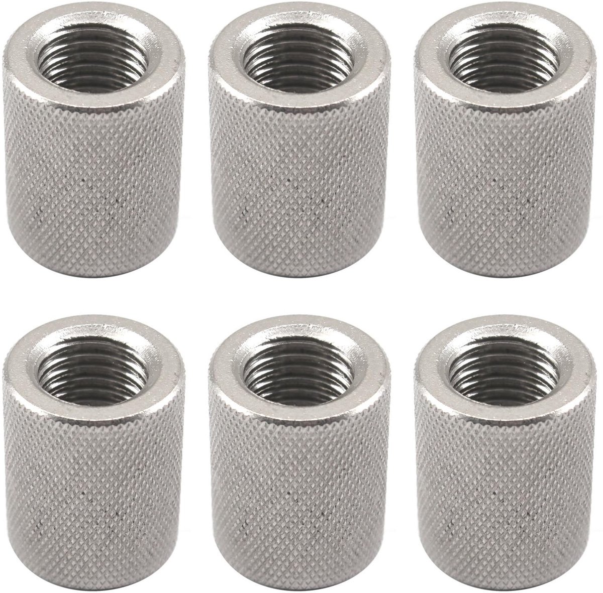 Solidchoice - M16 Kartelmoeren 304 Roestvrij Staal - 6 Stuks