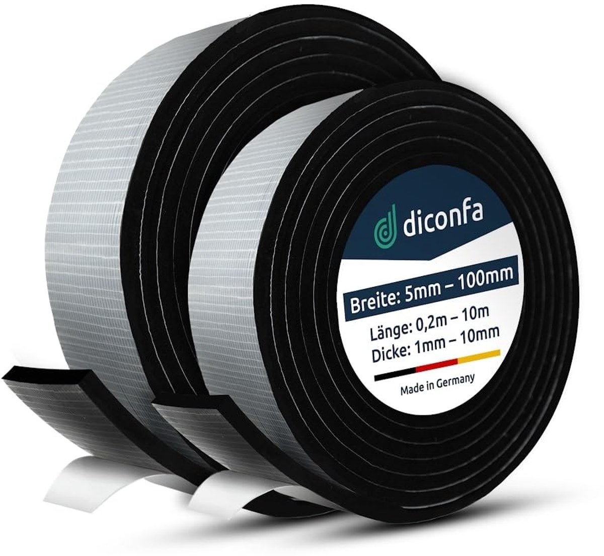 Solidchoice - EPDM Celrubber Dichtingsband Zelfklevend in Diverse Maten
