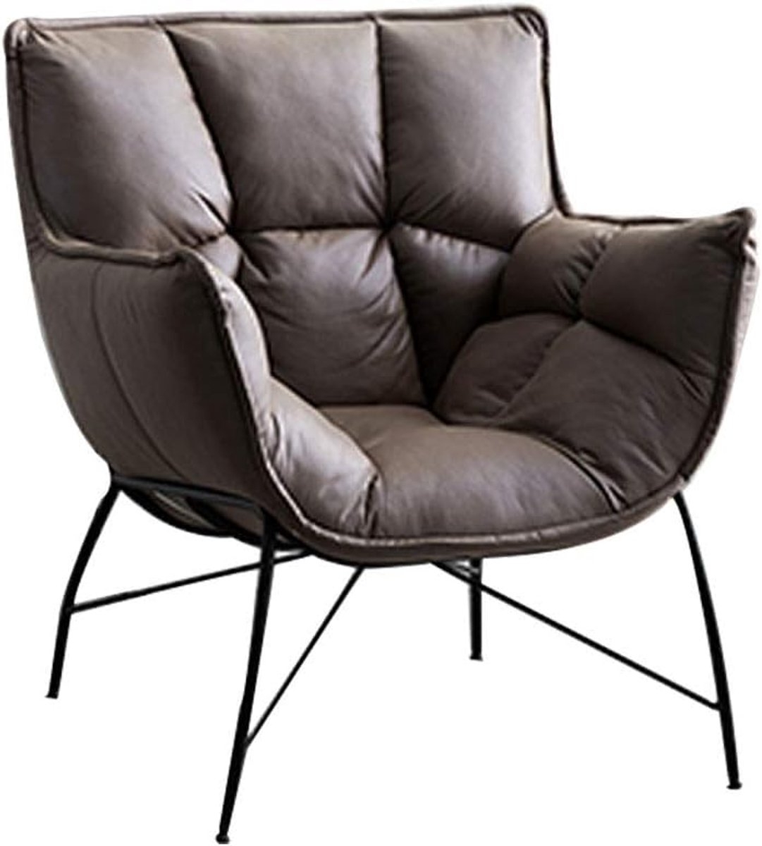 Simple and bright luxury creative single armchair bedroom lazy leisure living room balcony reading small sofa - ShopVlot