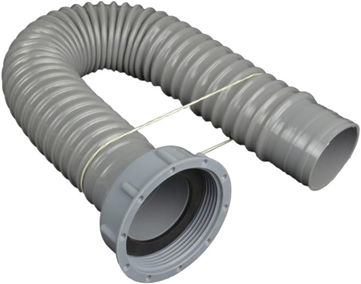 Countertop Drain Pipe, 100cm PP+PVC Flexible Drain Hose, Suitable for Kitchen and Bathroom Container Drainage Water - ShopVlot
