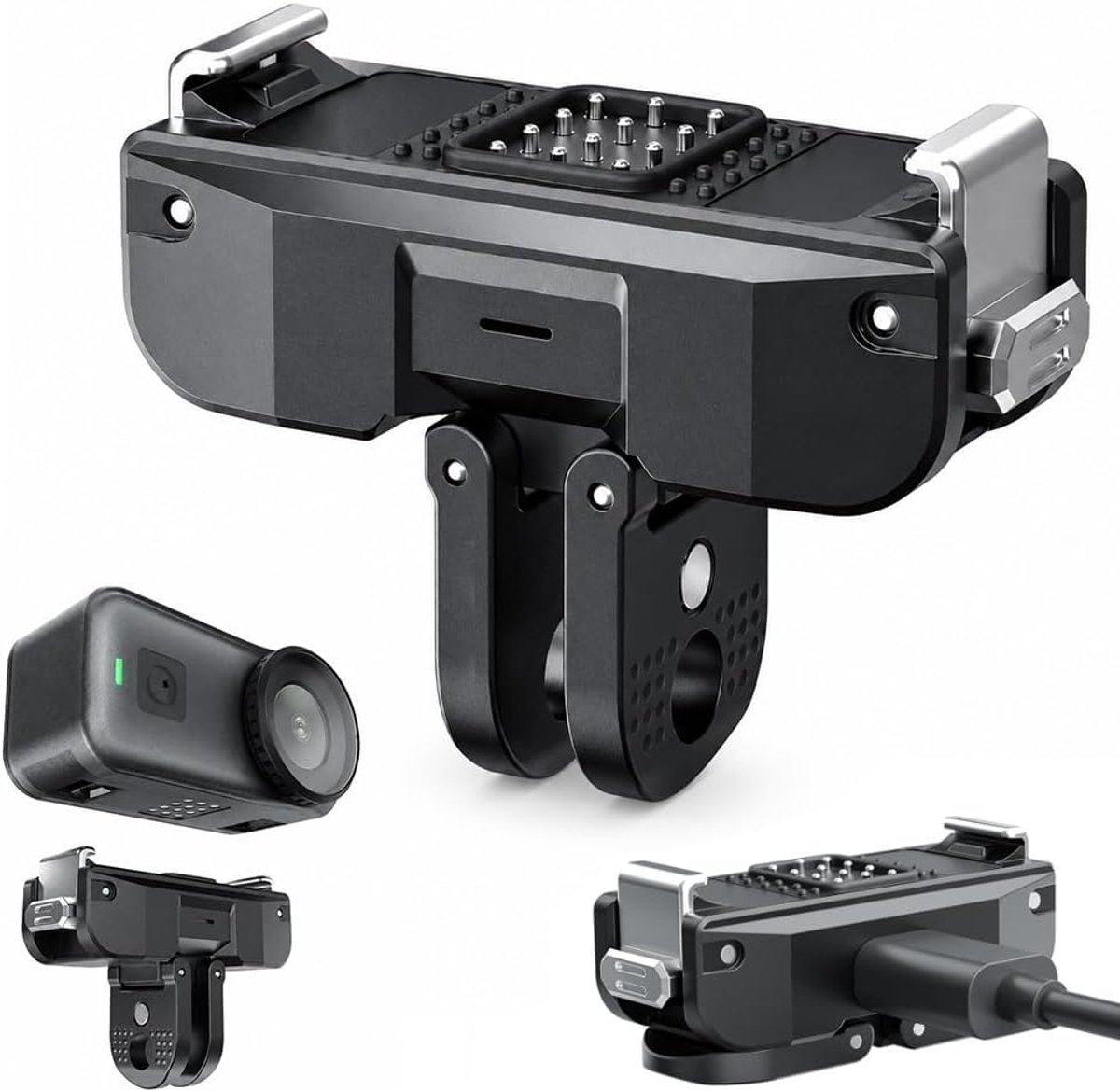 Magnetisch laadstation, snelwisselhouder voor DJI Osmo Nano, snelwissel-magneethouder met type C-oplading, 32 minuten - ShopVlot