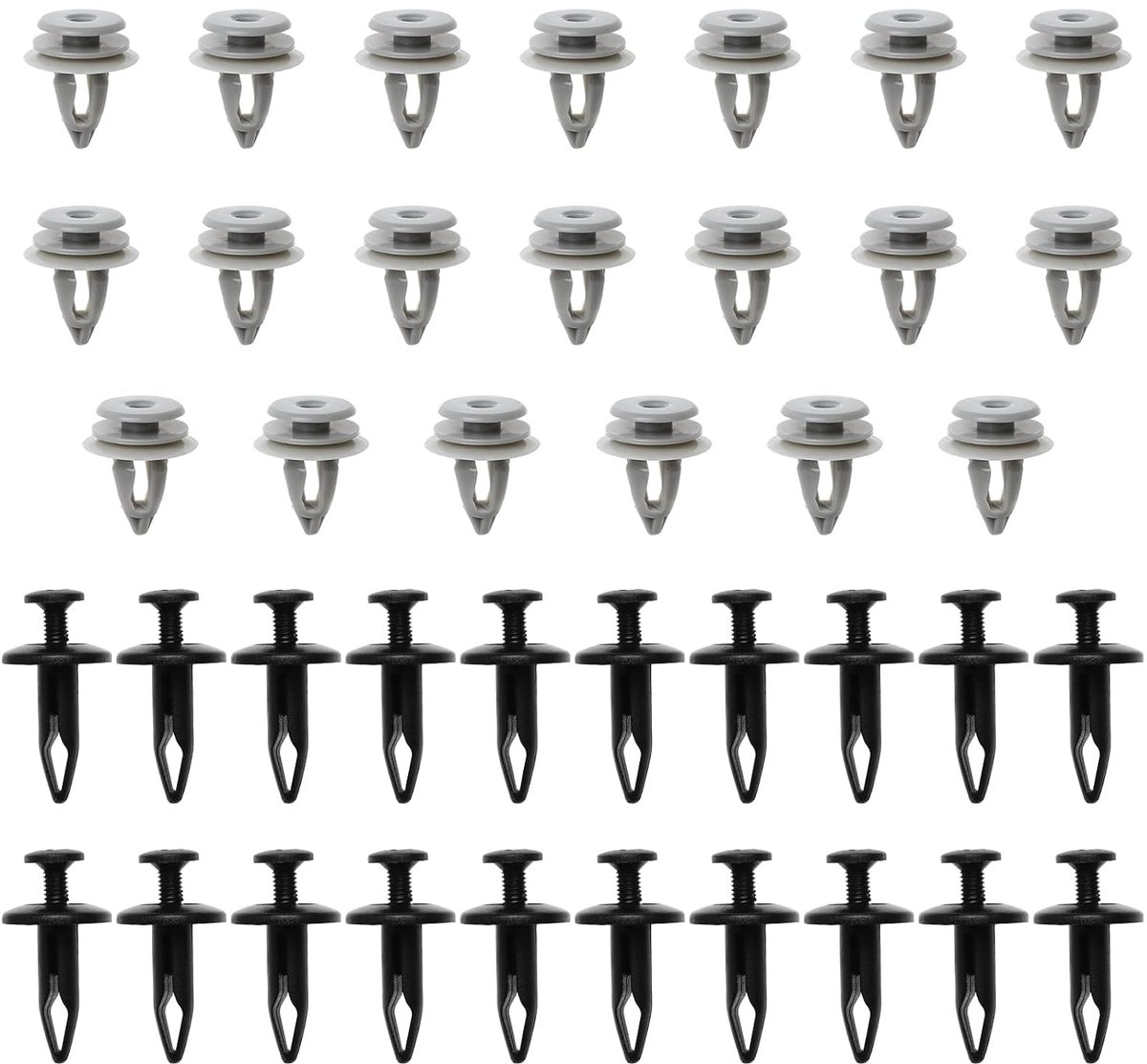 40Pcs Side Skirt Sill Moulding Trim Clips Molded Clips C2S9354020 C2C8963020 Compatible with JAGUAR X-Type Screw Rivet - ShopVlot