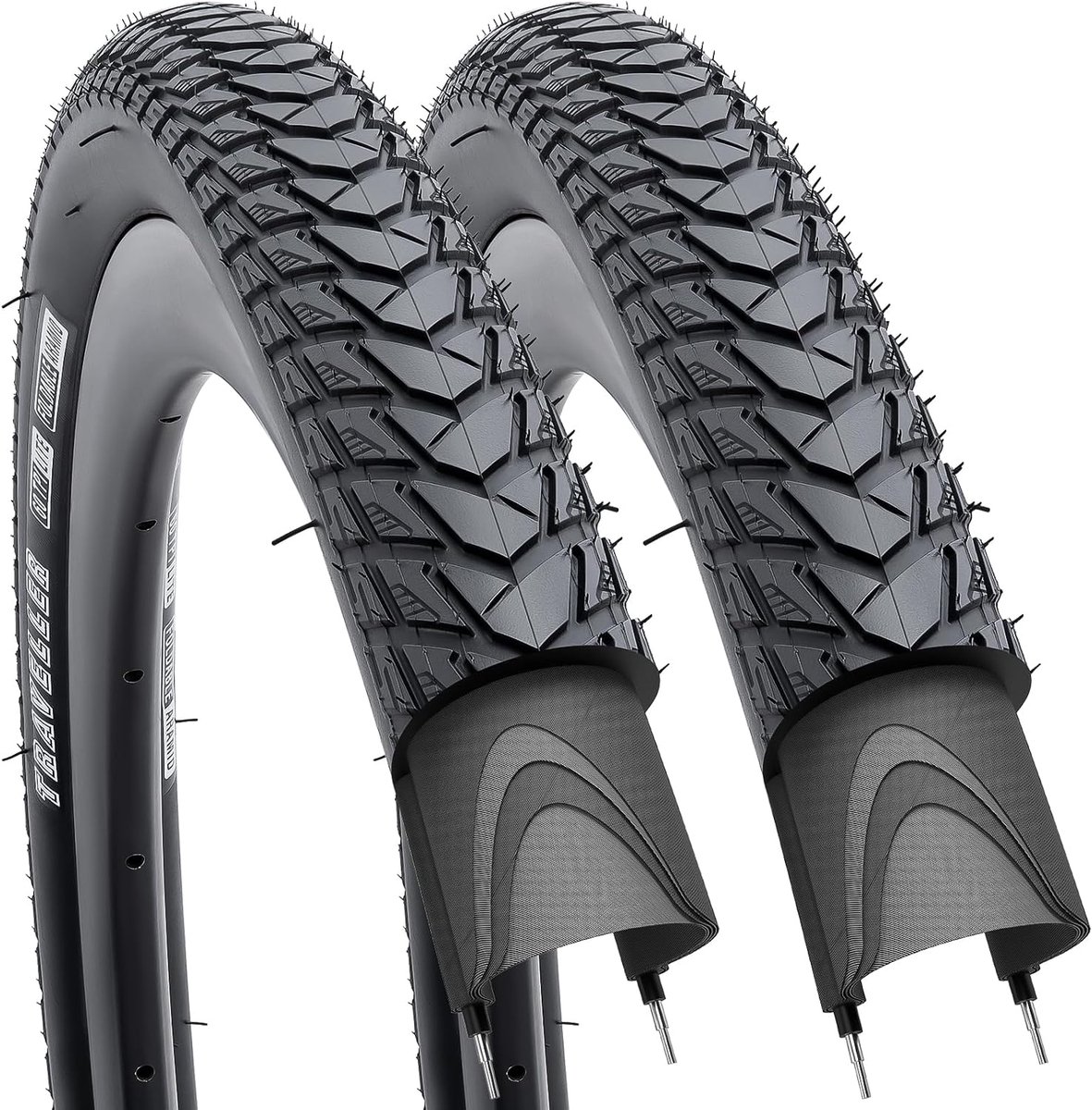 YunSCM 2pcs Lightweight 28/700c Bicycle Tires 700X40C Tire 42-622 60TPI Foldable Compatible with City/Road 700x38C - ShopVlot