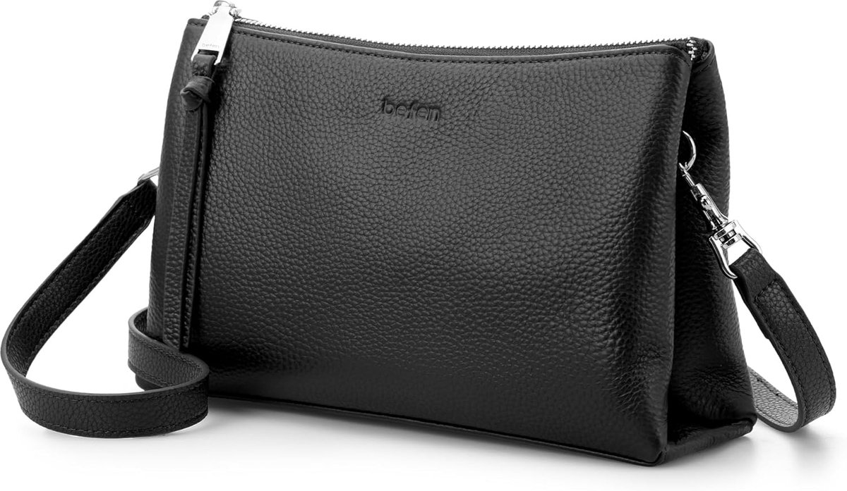 befen Genuine Leather Handbag Women Small RFID Blocking Shoulder Bag for Women Leather Small Crossbody Bag Shoulder - ShopVlot