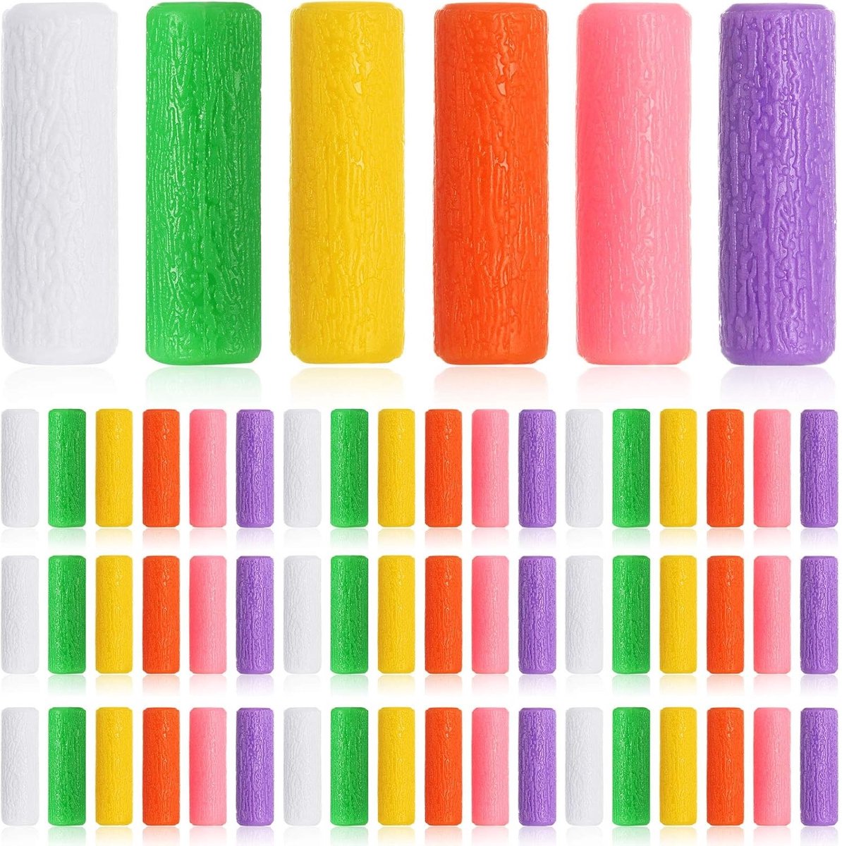 60 Stuks Aligner Tray Seater Chewies Chompers in 6 Kleuren voor Comfort en Ondersteuning