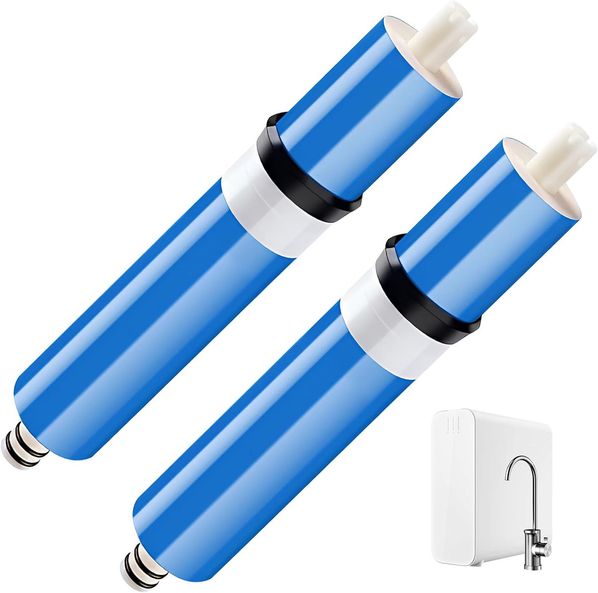 Omgekeerde osmose-membraan 50Gpd 30 x 4 cm, vervangingsfilter voor
