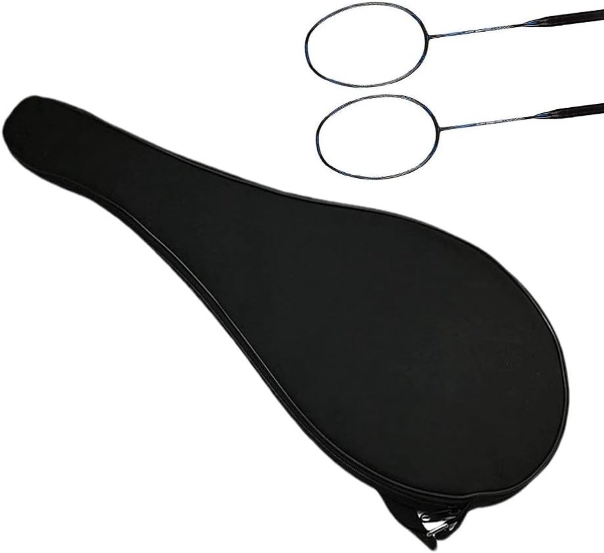 Tennisracket tas met verstelbare schouderband, unisex ontwerp en ruime opbergruimte voor rackets en accessoires