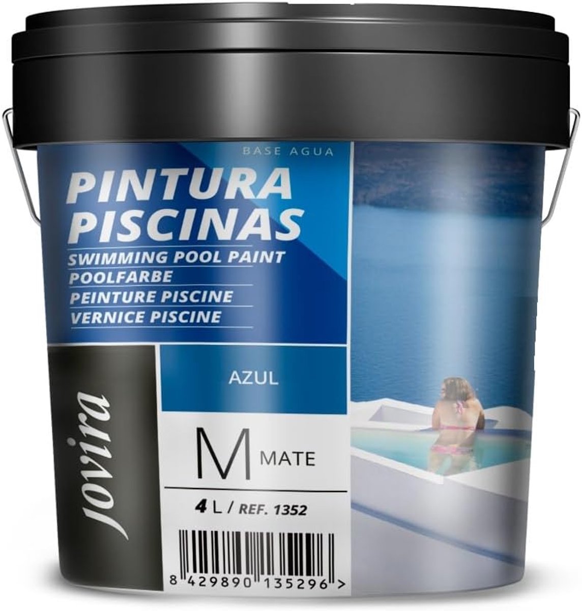 SnelShoppen - Kleur voor aquariums en zwembaden - 5 kg Rosa Roja - Waterdichte verf voor cement en beton - Bescherming en decoratie voor nieuw en oud