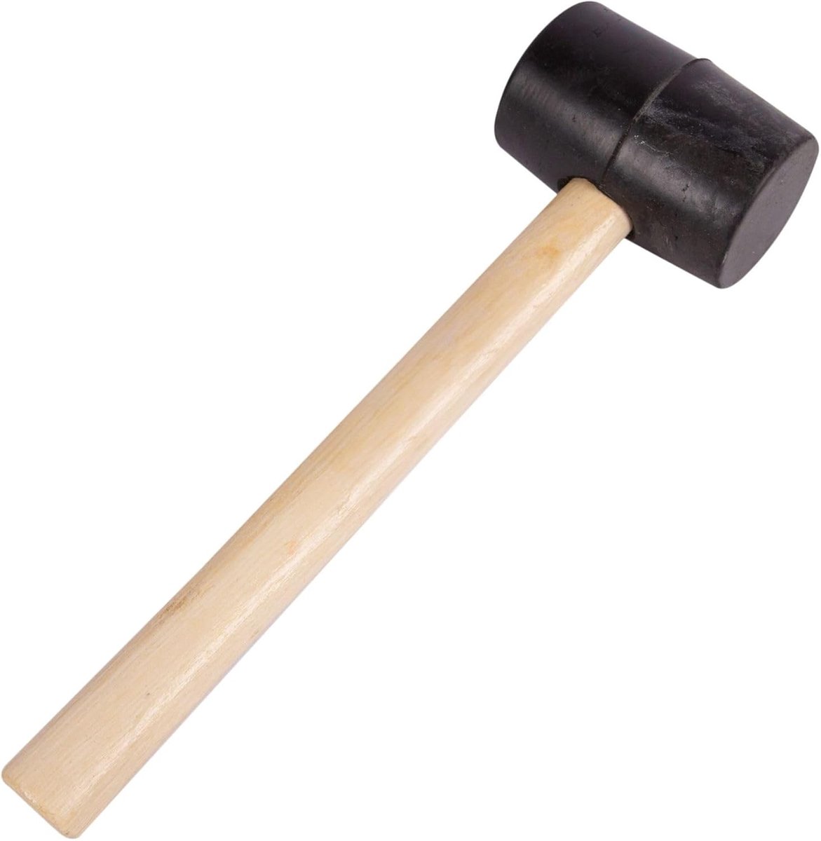 Blackspur HM207 rubberen hamer met houten schacht - ShopVlot