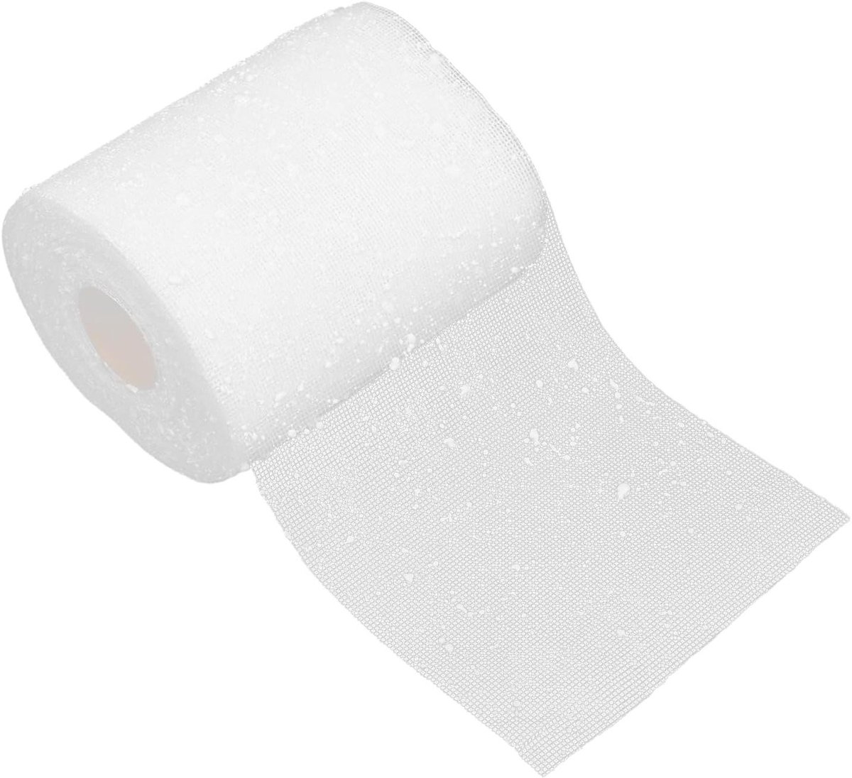Bloemenverpakkingsgaas - Tule Mesh - Bloemen Schikken - Stevig Flexibel - 15 cm Breed - Wit