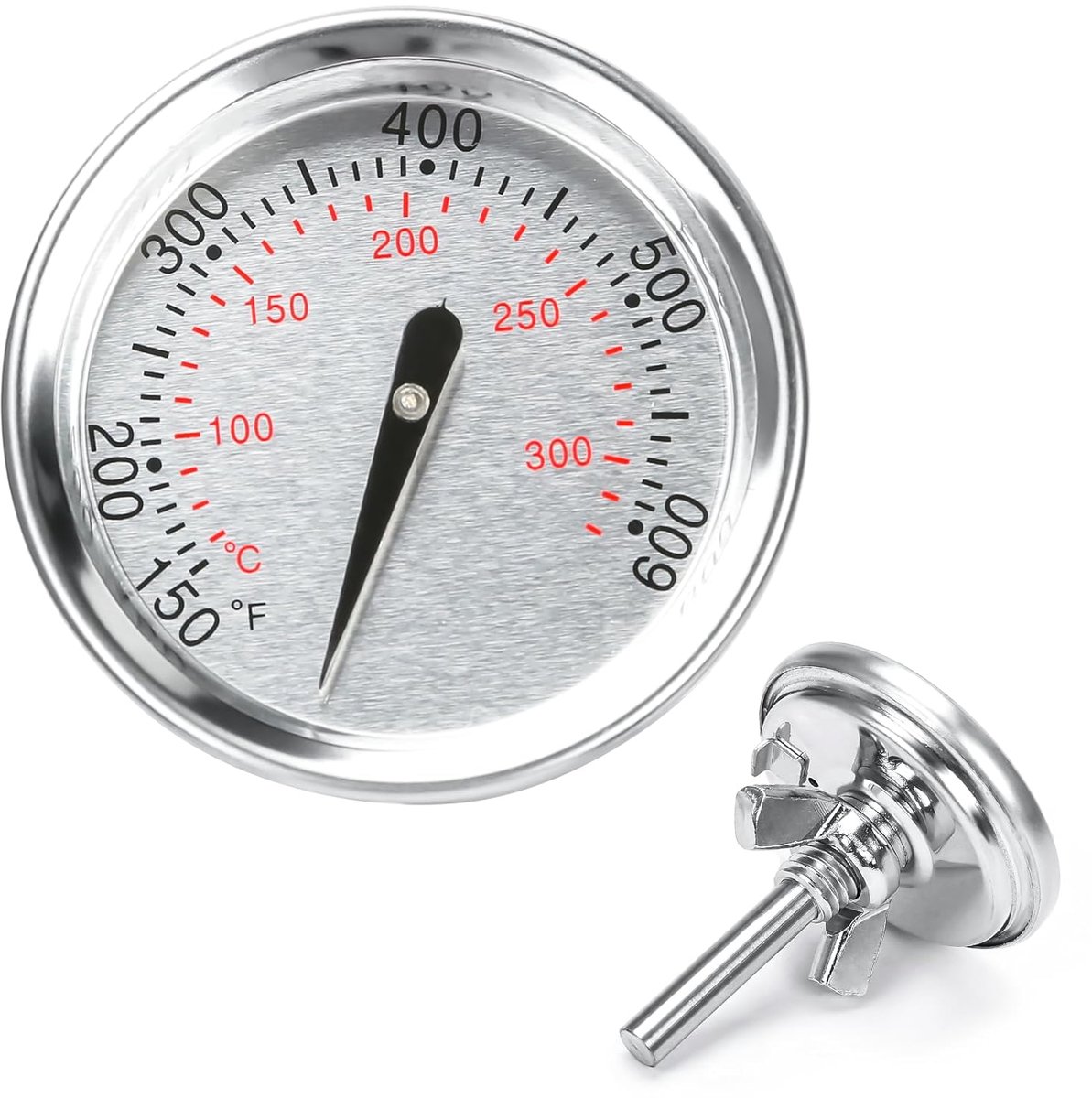 SnelShoppen - Grill Thermometer voor Weber Spirit II & I 200/300 Q Serie - Vervangende Thermometer voor Weber Houtskool Grill Spirit E/S 210, 220, 310