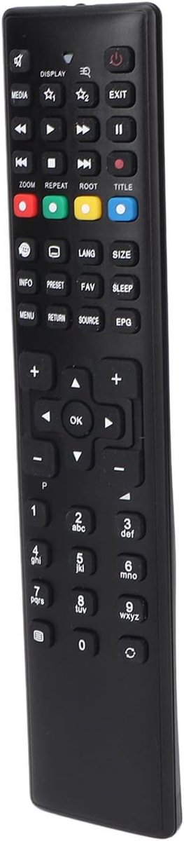 SnelShoppen - RC1208 TV Afstandsbediening voor MEDION MD30297 MD20255 MD20294 MD21080 MD21106 MD21131 MD30628 P15188, Volledige Functionaliteit, Verva