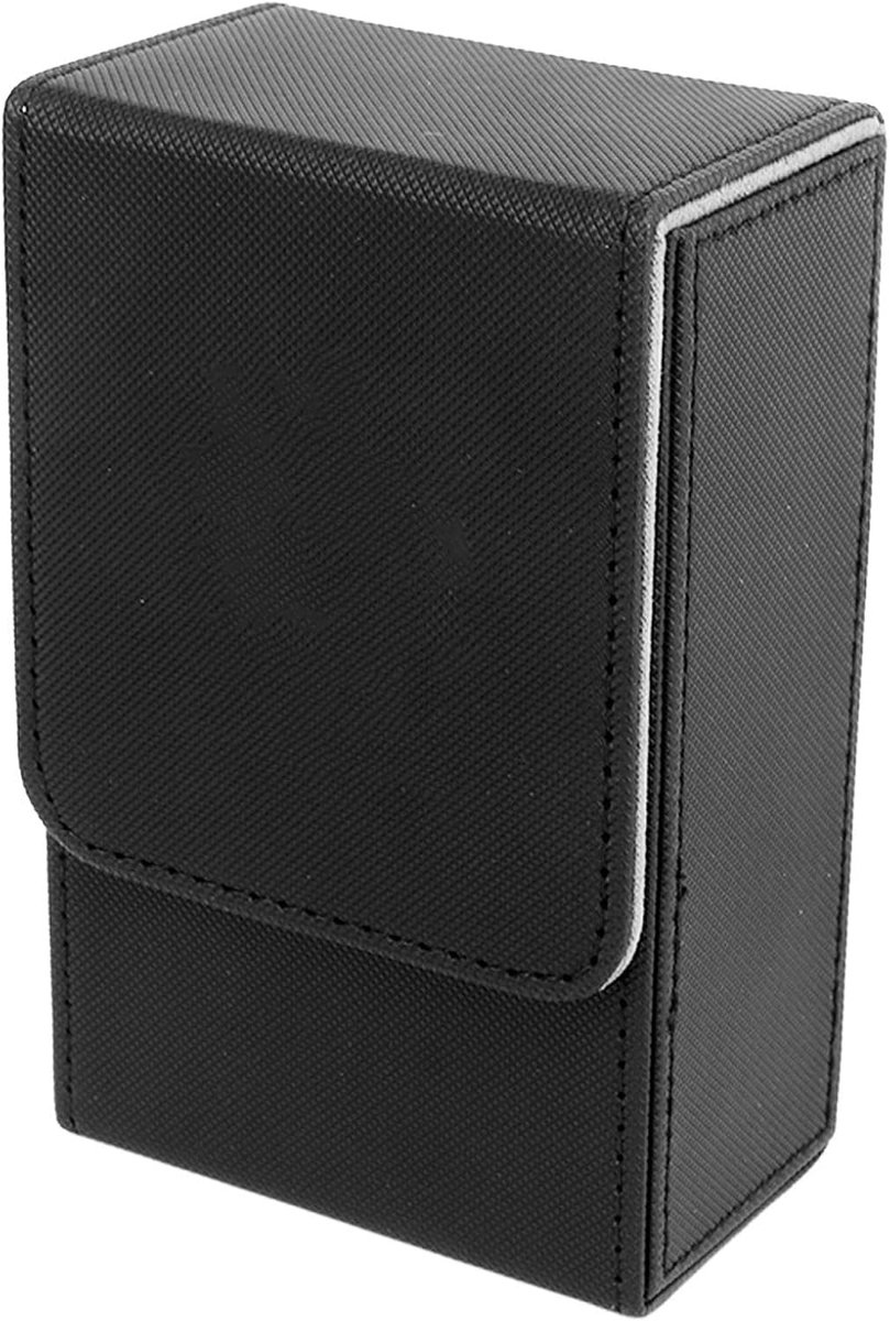SnelShoppen - Tarot Kaartenhouder, Antislip Maanpatroon Tarot Opbergdoos voor Kaartencollectie, PU Leer, Universele Maat 57x86x137 mm, Geschikt voor S