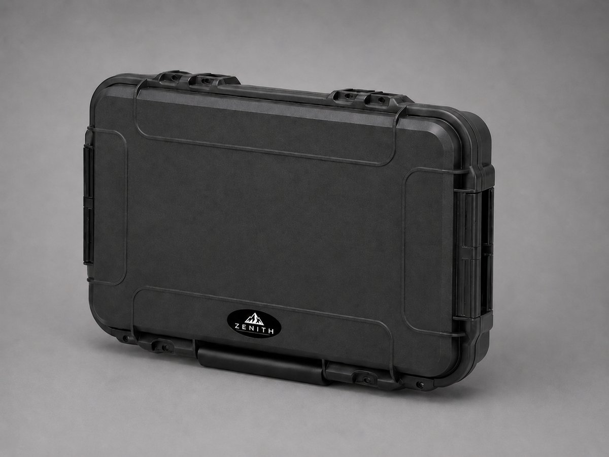 ZENITH Cases ZC1040CF – Hardcase met plukschuim – Zwart