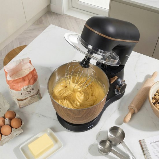 Salter Toronto Keukenmixer - 1300W Elektrische Mixer met Accessoires van Merkloos — afbeelding 4