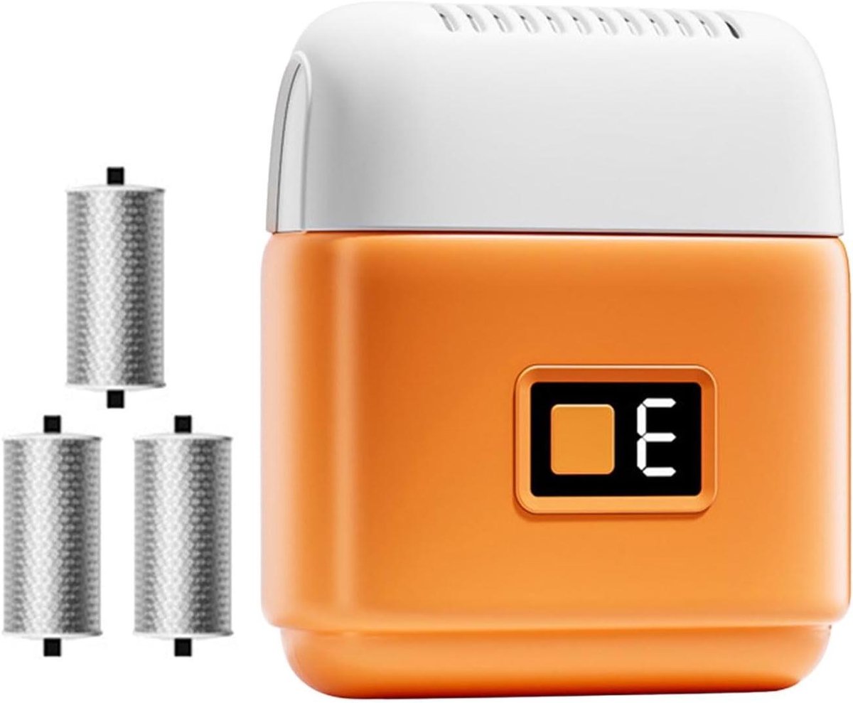 Elektrische Voetvijl - Eeltverwijderaar Voeten - Voeten Verzorgen - Oplaadbaar Waterdicht - 9x8x3cm - Wit