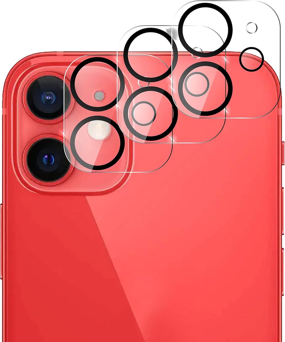 lens beschermer voor iPhone 12 Mini [3 stuks] gehard glas protector lensbeschermer beschermglas