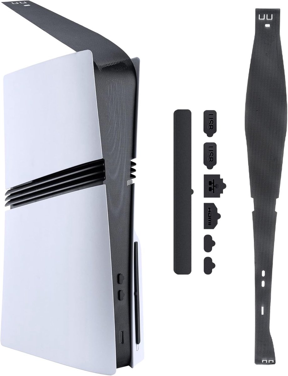 PS5 Pro Stofbeschermingsnet, stofstopper, stofnet, poorten, stofkap, stofkap kit voor PS5 Pro