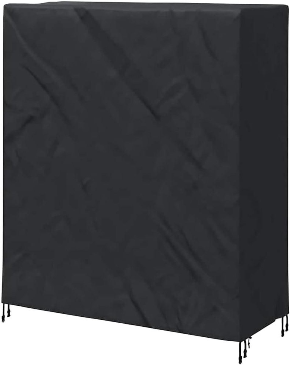 Pingpong Tafelhoes - Tafeltennistafelkleed Waterdicht - Tafel Beschermen - Robuuste Stof - 165 x 70 x 185 cm - Zwart