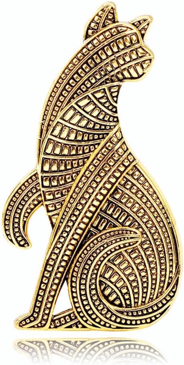 Legering Dier Broche Retro Kat Kleding Pin Kraag Accessoires Kleding Pin