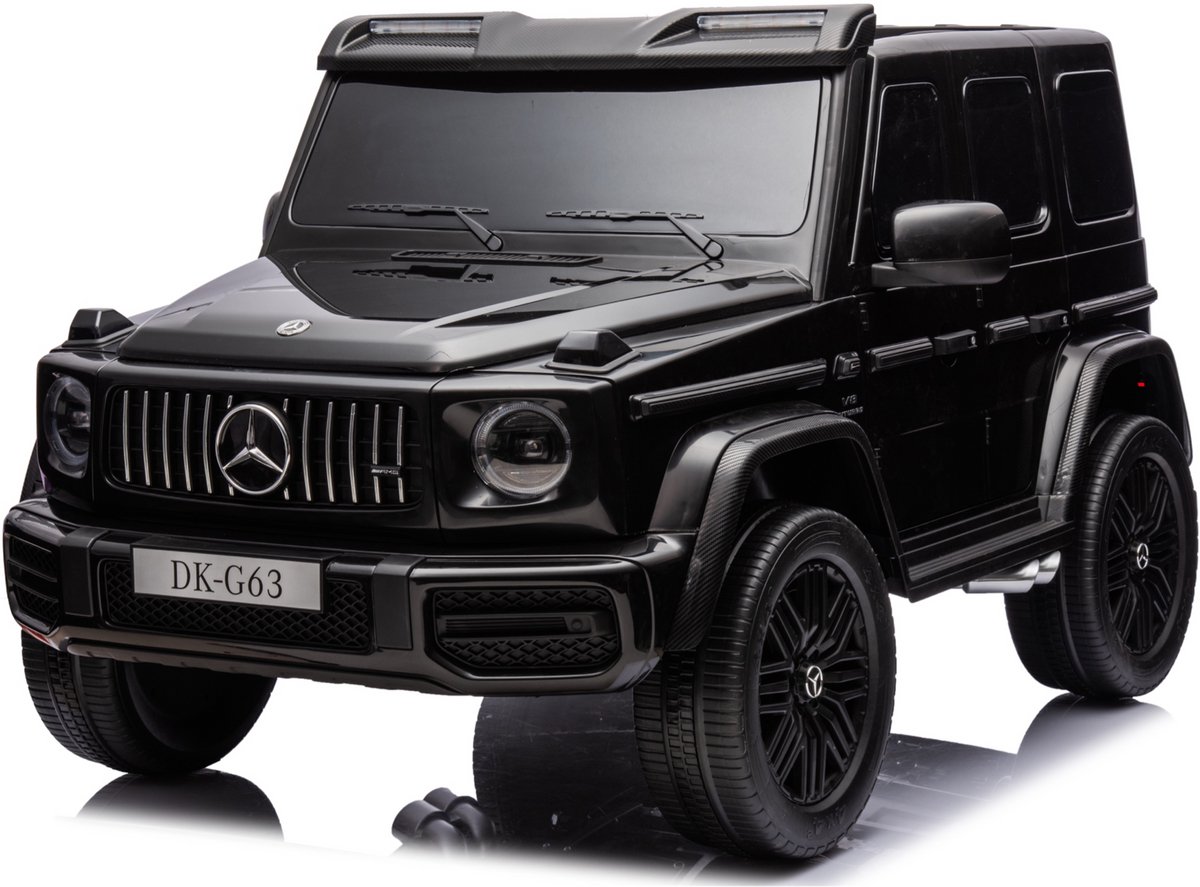 Mercedes G63 XXL 24V 2-persoons kinderauto metallic Zwart