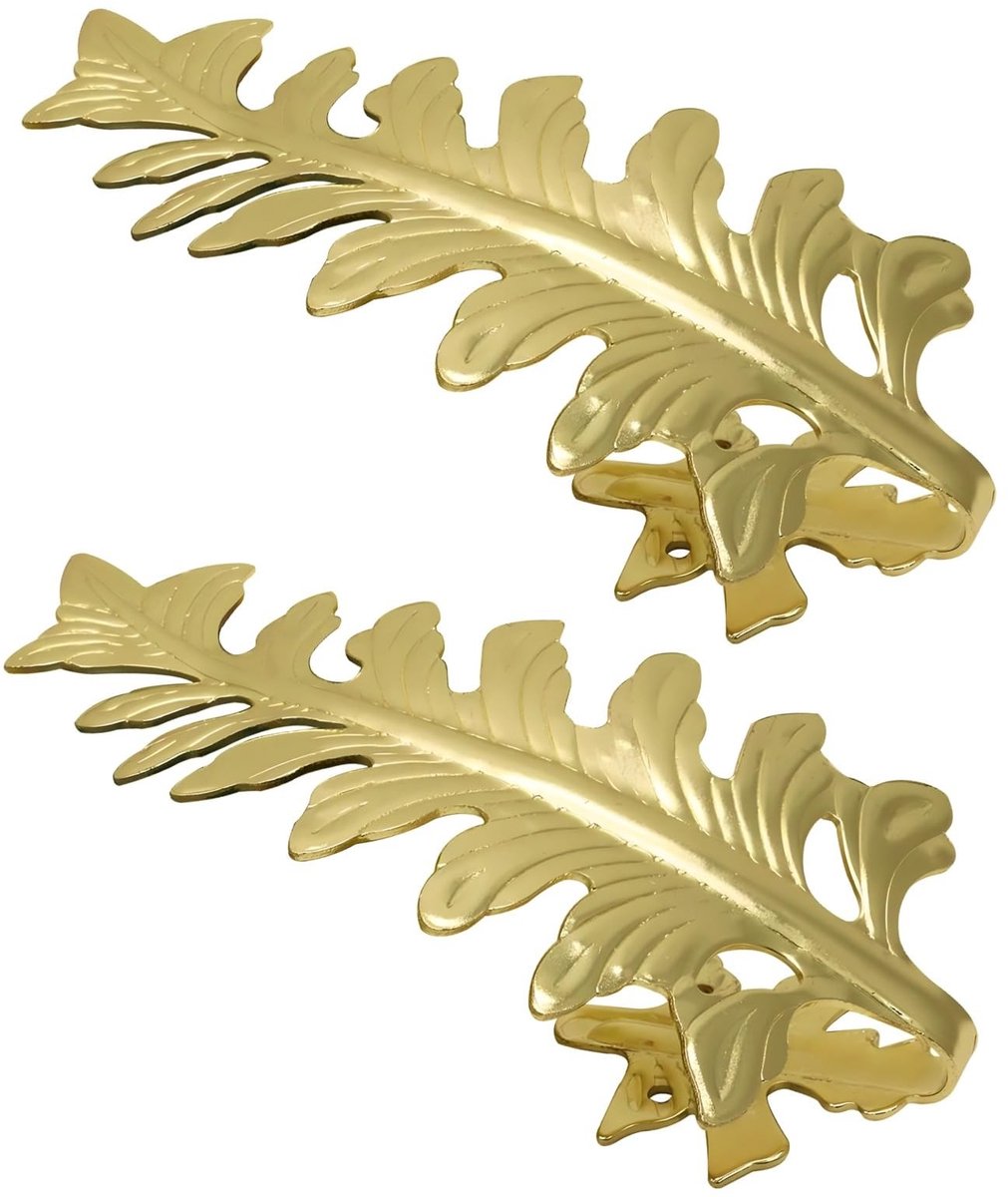 Omgoods - Decoratieve Gordijnhouders van Metaal in Set van 2