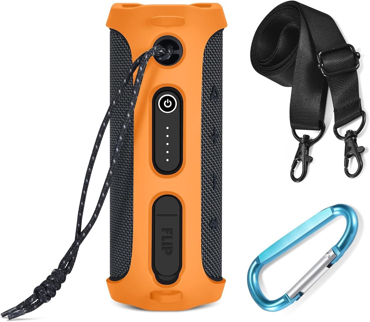 Beschermende Silicone Hoes voor Bluetooth Speaker - Geschikt voor JBL Flip Essential 2 - Schoudertas, Handtas en Accessoires
