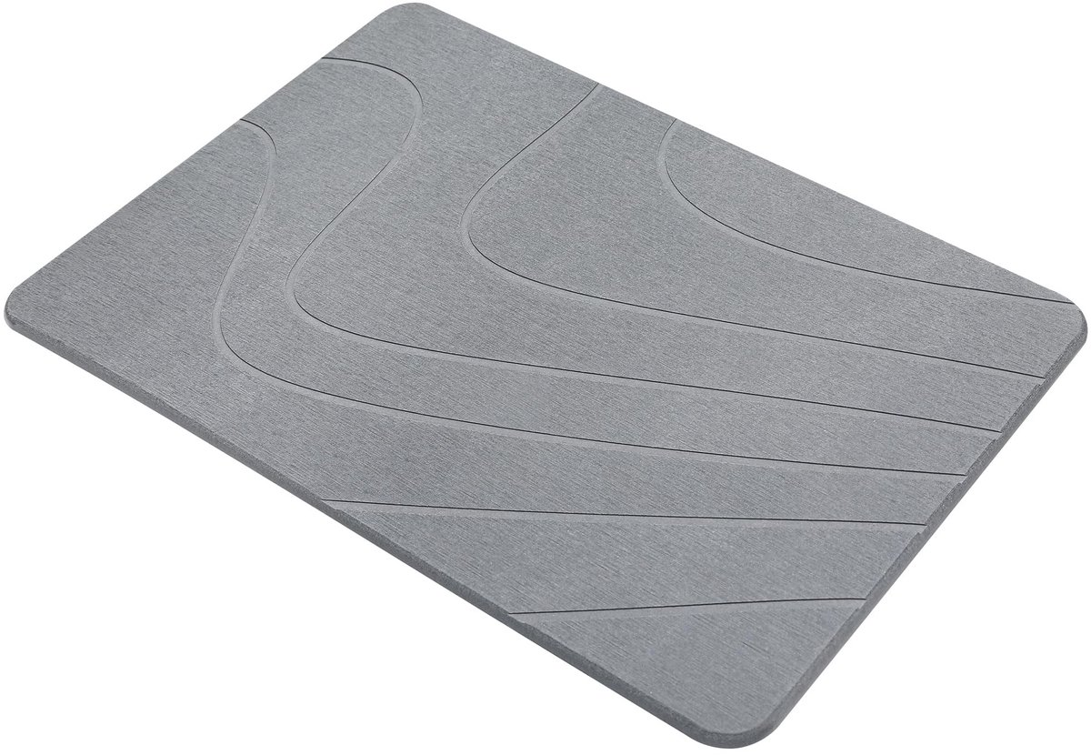 Omgoods - Kiezelgur Antislip Badmat 60 x 39 cm Sneldrogend