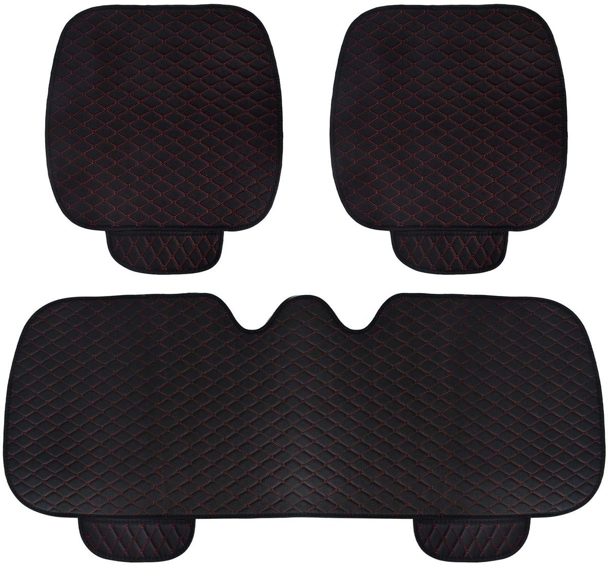 Omgoods - 3-Delig Auto Zitkussen Set - Universele Niet-Slip Zitkussens