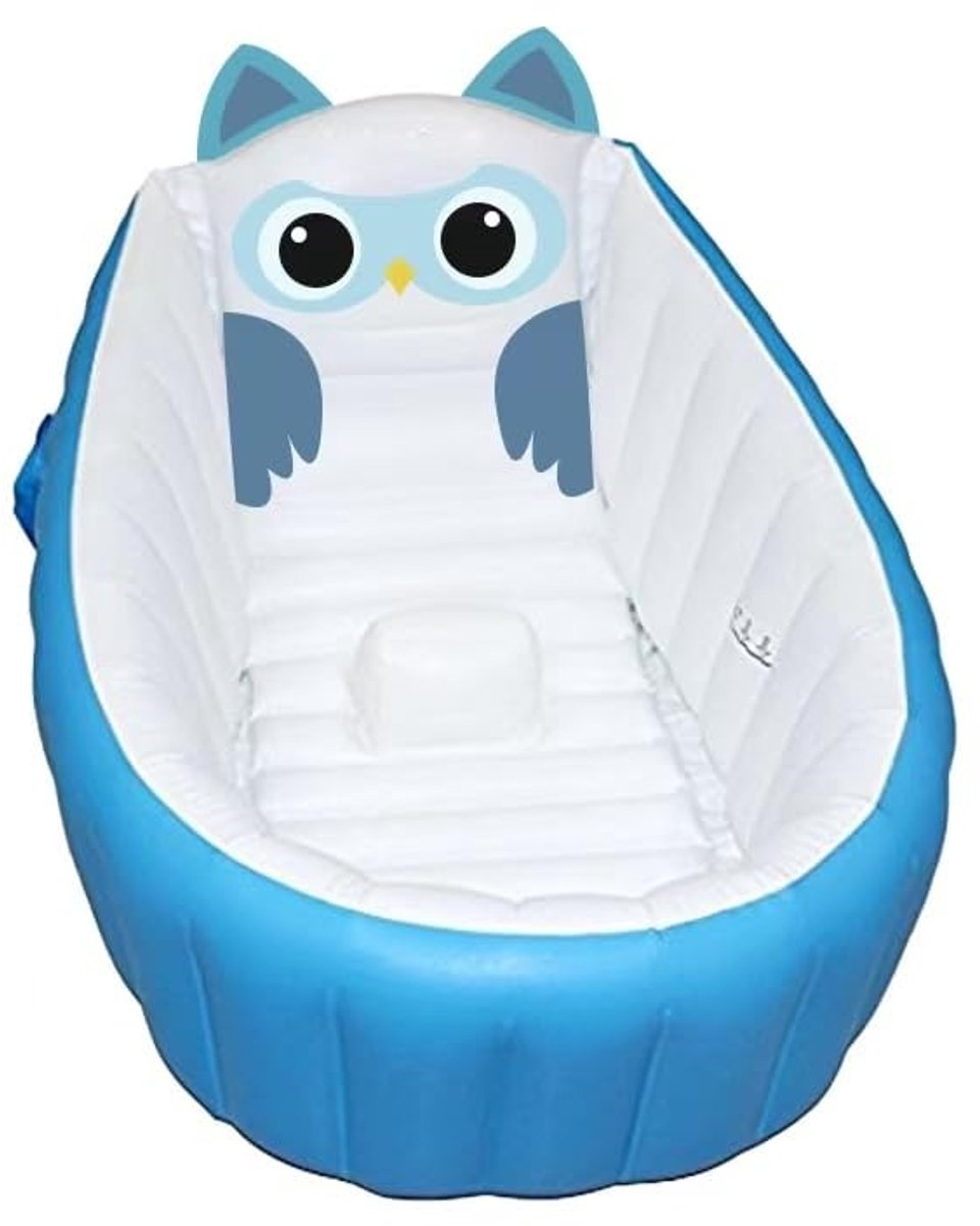 Omgoods - Opblaasbaar Babybad voor Kinderen met Incline Seat