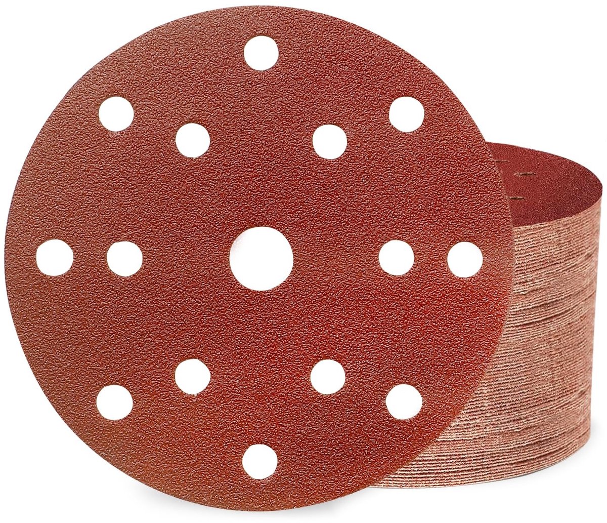 Omgoods - Schuurpapier Set van 50 Stuks voor Orbital Schuurmachine met 80 Grit