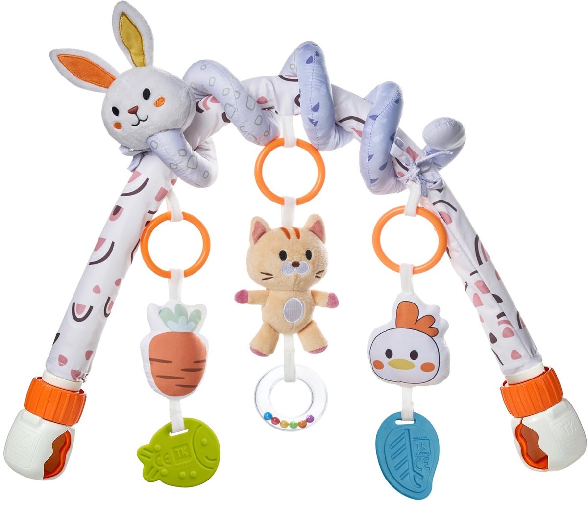 Omgoods - Activiteitsspeelboog voor Baby met Konijnenthema