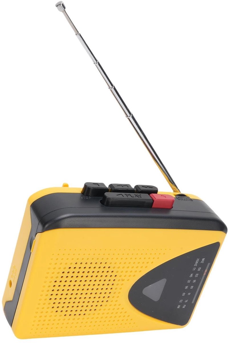 Omgoods - Draagbare Cassette Speler met AM/FM Radio en Bluetooth