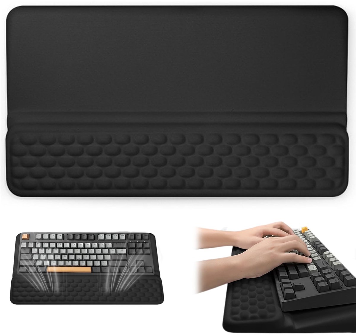 Omgoods - Memory Foam Polssteun voor Muis en Ellenboog - Ergonomisch en Antislip