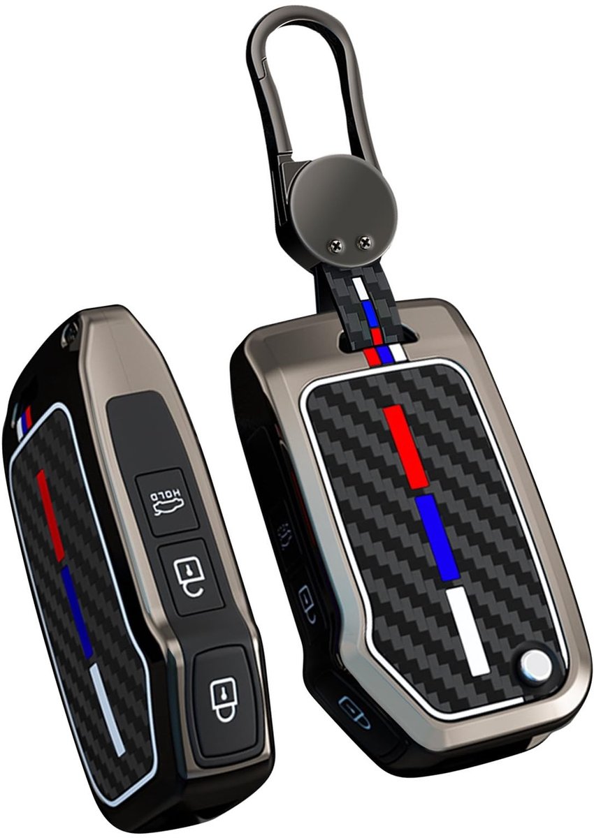 Omgoods - Sleutelhanger en Sleutelcase voor Auto's met 3 Sleutels