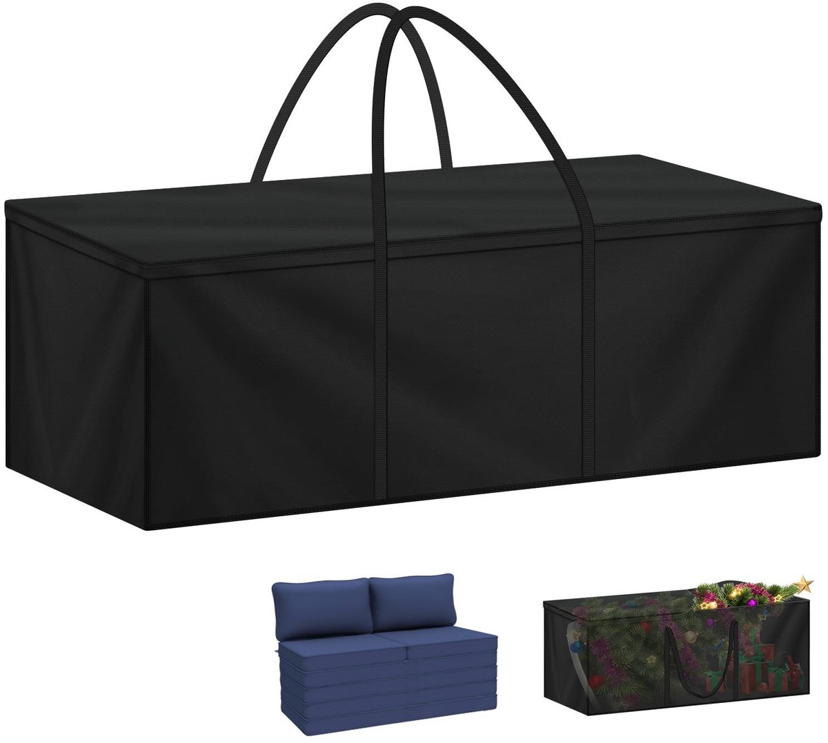 Omgoods - Opbergtas XXL 200x60x80cm voor Tuinkussens en Meubels