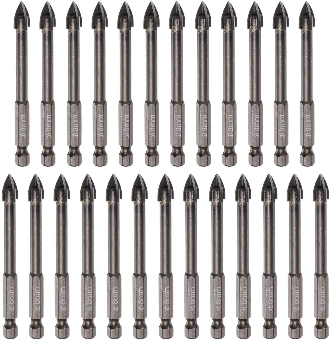 Omgoods - 25 Stuks Titanium Coating Boor Set voor Keramiek en Beton