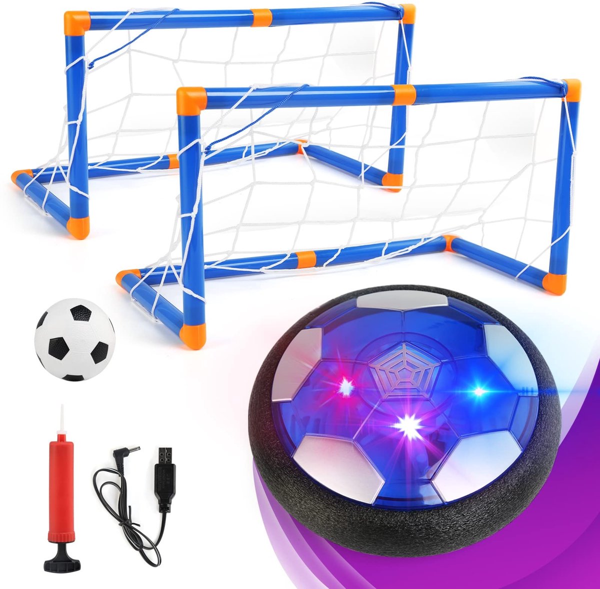 Omgoods - Floating Soccer Rechargeable - Hoverbal voor Binnen en Buiten