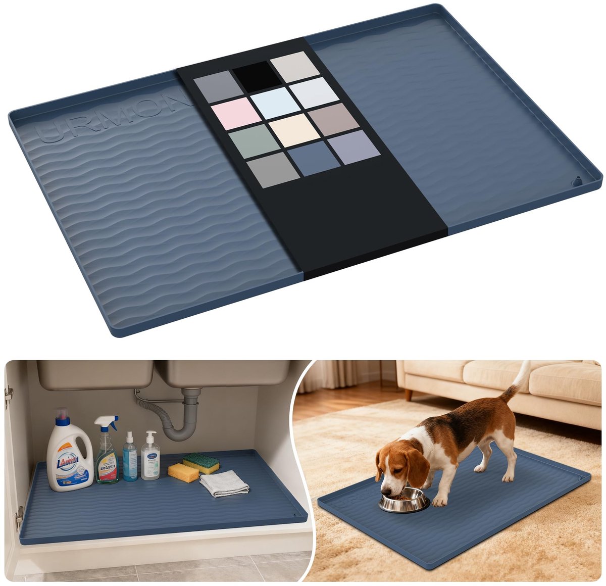 Omgoods - Waterdichte Silicone Mat voor Onder de Wastafel 48 x 71 cm
