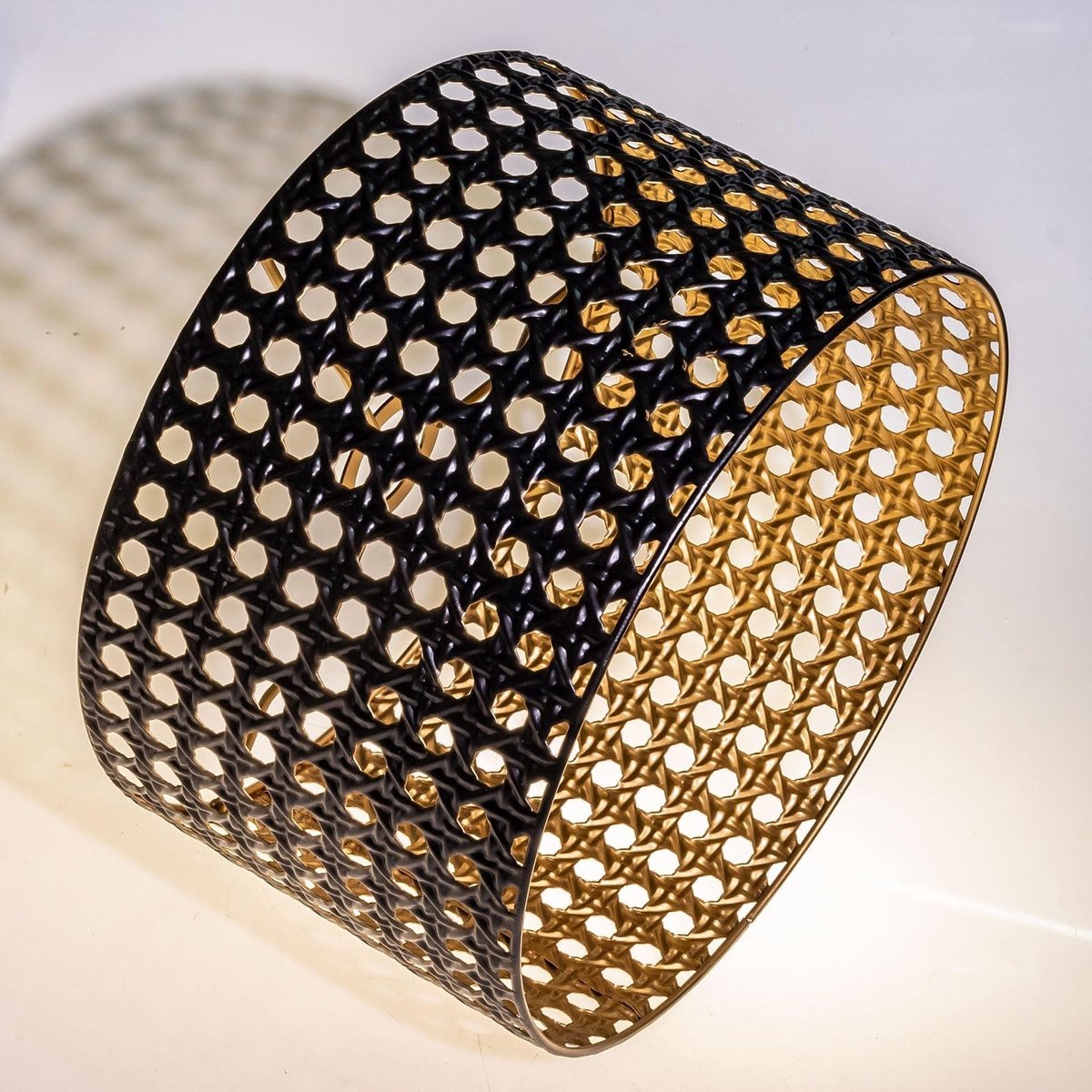 Omgoods - Elegante Lampenkap met Openwerk Ontwerp in Goud voor Tafellamp en Hanglamp