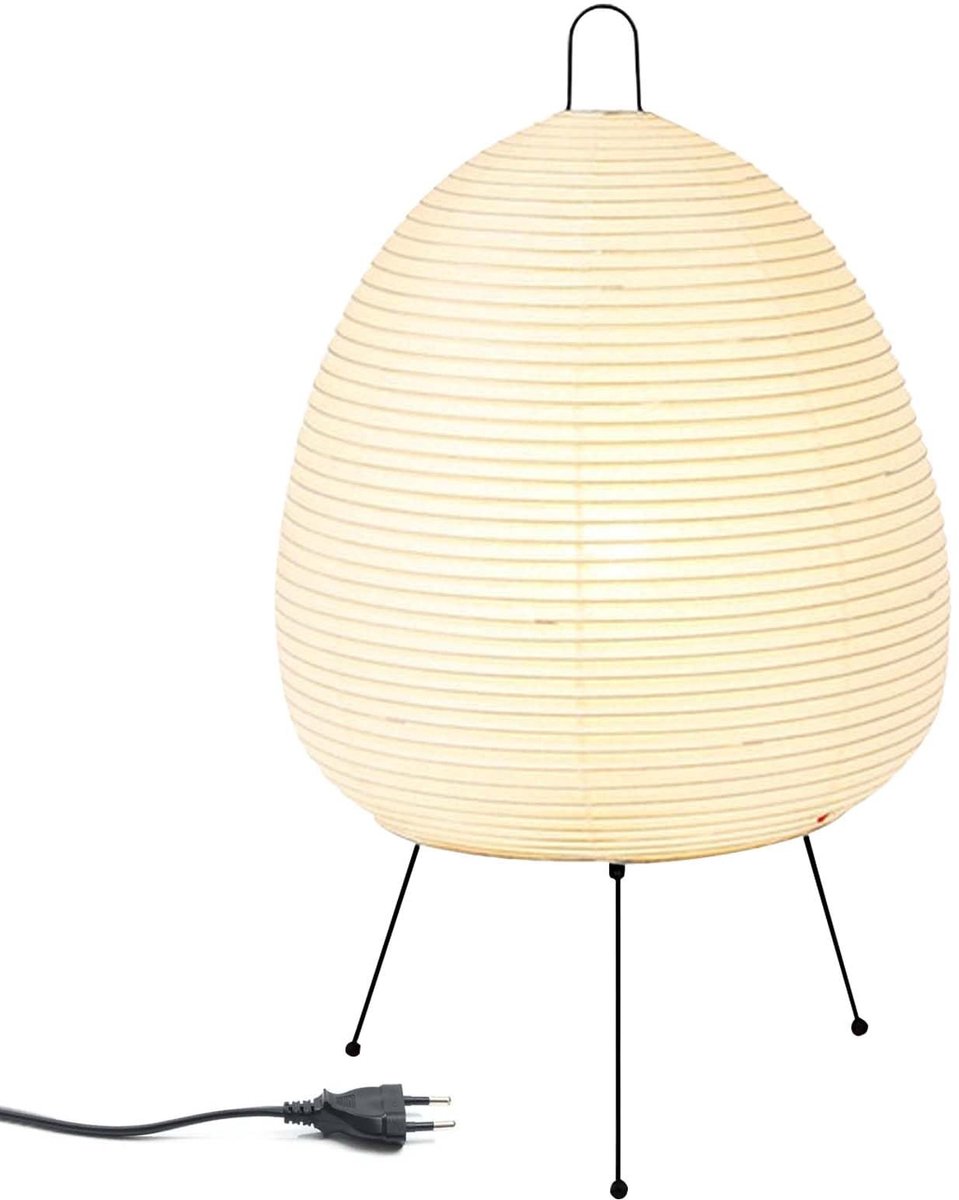 Omgoods - Rijstpapier Lampenkap met E27 Fitting en 1,5 m Kabel